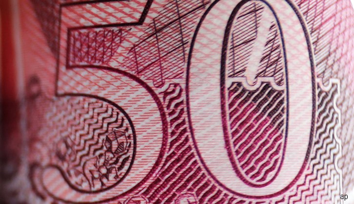 50 pound note cash article
